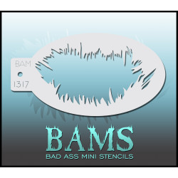 BAM1317 Bad Ass Stencil 